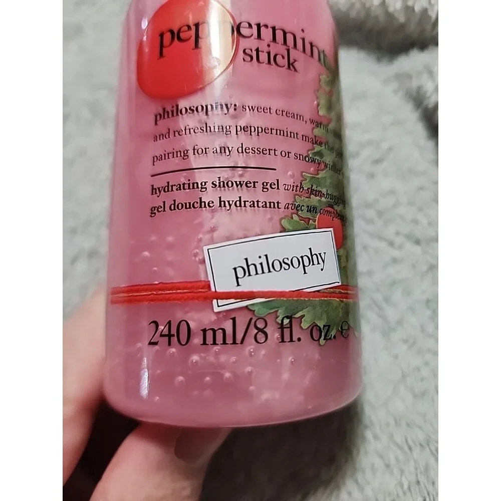 Philosophy Peppermint Stick Hydrating Shower‎ Gel 8oz / 240ml Sealed